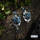 Hoshibako Works Glazed Butterfly Zn-Mg Alloy Ring Earing and Necklaces(Limited Pre-Order/Full Payment Without Shipping)